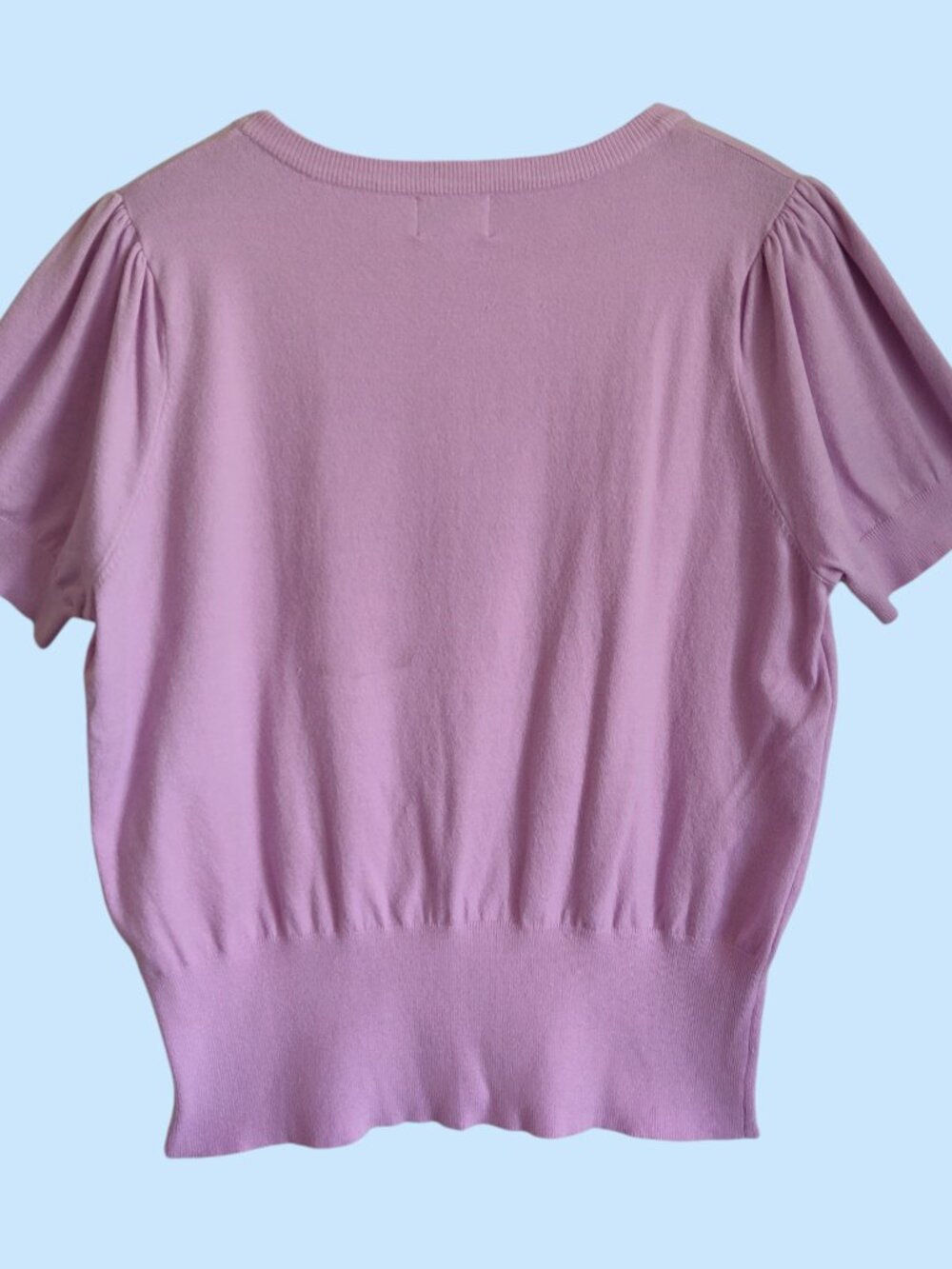Pusheen x Unique Vintage Retro Pumpkin Cat Pinup Sweater Halloween Lilac Knit 2X - Picture 2 of 8
